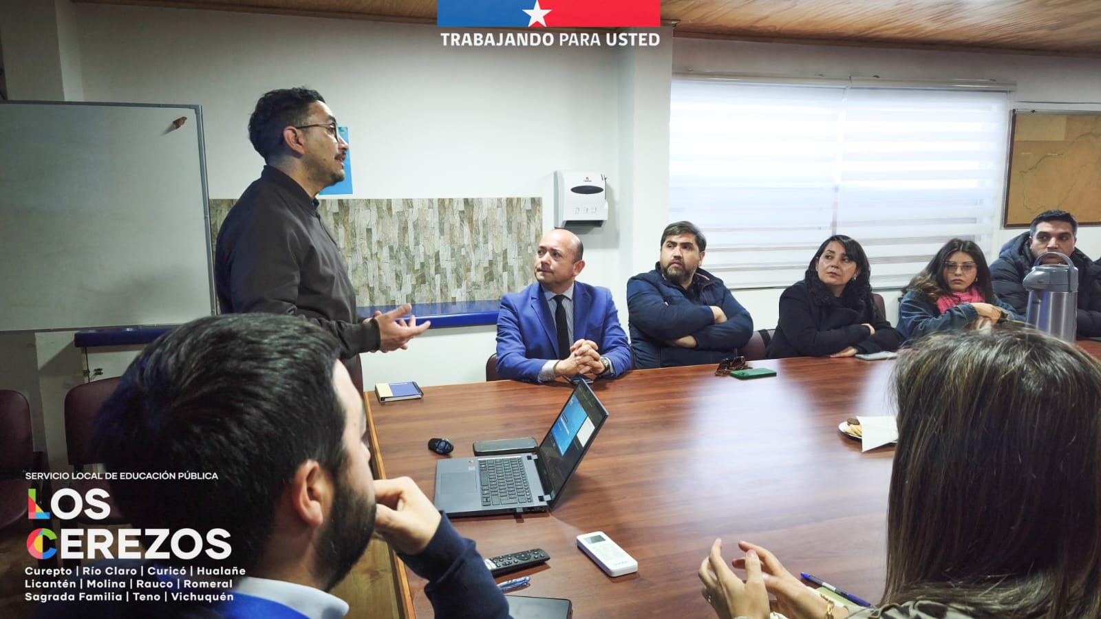 ¡Educación pública fuerte y colaborativa! Slep Los Cerezos y Daem de la I.Municipalidad de Sagrada Familia unen fuerzas